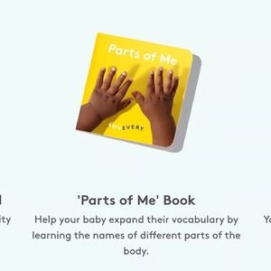 Lovevery Parts of Me Board Book Baby Toddler Play Kit Senser 5-6 Months